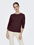 ONLRICA LIFE L/S PULLOVER KNT NOOS Kadın Mor Kazak - 15204279
