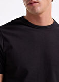 Jack & Jones Bisiklet Yaka Siyah Erkek T-Shirt 12283659_JORSTYLING ICON TEE SS CN