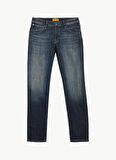 Jack & Jones Düşük Bel Slim Fit Mavi Erkek Denim Pantolon 12278082_JJIGLENN JJFOX AM 497 SPS