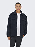 ONSGIO LF PADDED JACKET OTW Erkek Blue Mont - 22034092