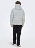 Only & Sons Açık Gri Erkek Mont ONSCAYSON PUFFA OTW NOOS