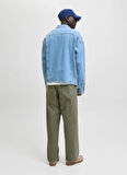 Jack & Jones Normal Bel Geniş Fit Yeşil Erkek Denim Pantolon 12270838_JPSTALEX JJORIGINAL 017 ST