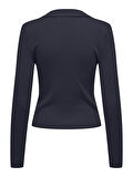 Only Kadın Onlkaya Polo Yaka Siyah Bluz 15344841