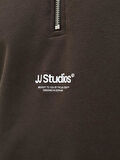 Jack & Jones JJESOHO HN NOOS Sweat | Fermuarlı Yarım Yaka Erkek Sweatshirt 