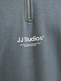 Jack & Jones JJESOHO HN NOOS Sweat | Fermuarlı Yarım Yaka Erkek Sweatshirt 