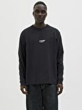 Jack Jones Soho Bisiklet Yaka Relax Fit Erkek Sweat 12278788