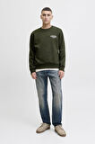 Jack & Jones JJMAKOTO Sweat Crew Neck Erkek Sweatshirt - Şık ve Rahat Tasarım 