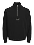 Jack Jones Jjesoho Sweat Quarter Zıp Hn Noos Pls Sweat 12279519