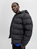 Jack & Jones JJELEMENTS PU Puffer SN Erkek Şişme Mont - Modern ve Koruyucu 