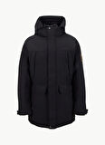 Jack & Jones Siyah Erkek Mont 12279243_JJFINN SOFTSHELL PARKA