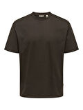 ONSFRED LIFE RLX SS TEE NOOS Erkek Black T-Shirt - 22022532