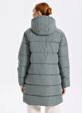 Only Antrasit Kadın Kaban ONLCLAIR PUFFER HOOD COAT CC OTW