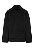 Only Siyah Kadın Mont ONLMEAGAN LIFE FAUX FUR JACKET CC O