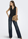 Only Siyah Kadın Yelek ONLIRIS-HATTIE WAISTCOAT TLR NOOS