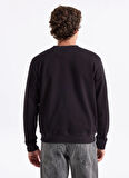 Jack & Jones Bisiklet Yaka Siyah Erkek Sweatshırt 12279677_JJGRADY SWEAT CREW NECK