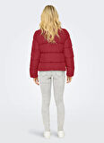 Only Kırmızı Kadın Mont ONLNEWCOOL PUFFER JACKET OTW NOOS