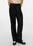 Vero Moda Orta Bel Regular Straight Siyah Kadın Pantolon VMNIKKI MW STRAIGHT PANT BOO