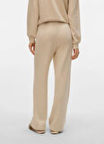 Vero Moda Normal Bel Rahat Krem Kadın Pantolon VMHALI HW WIDE PANT JRS GA BOO