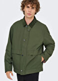 Only & Sons Haki Erkek Mont ONSKOSMO PADDED JACKET OTW VD