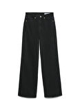 Vero Moda Yüksek Bel Düz Paça Geniş Fit Mavi Kadın Denim Pantolon VMTESSA HR WIDE JEANS RA221 GA