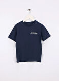 Jack & Jones Baskılı Lacivert Erkek Çocuk T-Shirt 12279666