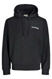 Erkek Jack & Jones JJYUKI Front Sweat Hood – Kapüşonlu, Yumuşak Kumaş, Rahat Kesim, Günlük Kullanıma Uygun Sweatshirt 