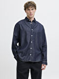 Jack Jones Norrebro Denim Loose Fit Erkek Jean Gömlek 12282775