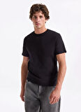 Jack & Jones Bisiklet Yaka Siyah Erkek T-Shirt 12283659_JORSTYLING ICON TEE SS CN