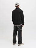 Jack&Jones Jornorrebro Yarım Fermuarlı Dik Yaka Erkek Sweatshirt 12282899