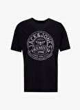 Jack & Jones Bisiklet Yaka Siyah Erkek T-Shirt 12288083_JPRBLUZACK SS TEE FST