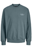 Jack & Jones Erkek Mavi Sweat 12261386