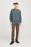 Jack & Jones Erkek Mavi Sweat 12261386