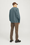 Jack & Jones Erkek Mavi Sweat 12261386