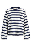 Jack & Jones Jxlona Stripe Kadın Tişört