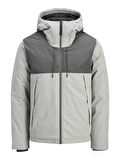 Jack & Jones JCOUNION Light Padded Blocking Jacket SN – Renk Bloklu Hafif Şişme Erkek Mont, Suya Dayanıklı, Rahat Kesim 