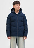 Jack & Jones Lacivert Erkek Çocuk Şişme Mont 12283847