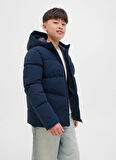 Jack & Jones Lacivert Erkek Çocuk Şişme Mont 12283847