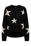 ONLAZU LS STAR O-NECK KNT 