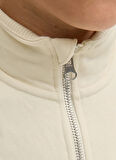 Jack & Jones Nakışlı Erkek Çocuk Krem Sweatshırt 12284067