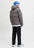Jack & Jones Gri Erkek Mont 12278792_JJEOWEN PUFFER SN