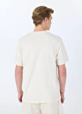 Jack & Jones Bisiklet Yaka Beyaz Erkek T-Shirt 12288568_JORDRAGON TEE SS CREW NECK