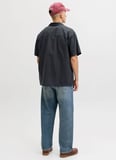 Jack & Jones Siyah Erkek Regular Fit Gömlek 12288594 JJEBREEZE RESORT SHIRT