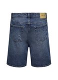 Only & Sons Koyu Mavi Erkek Eskitme Denim Şort 22032890 ONSFADE TAI DNM SHORTS VD