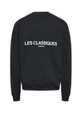 Only & Sons Siyah Erkek Rahat Çizgili Sweatshirt ONSLES CLASSIQUES LOOSE CREWNECK N