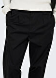 Only & Sons Normal Bel Rahat Siyah Erkek Chino Pantolon ONSCOIL TAPERED 0298 STRING PANT FR