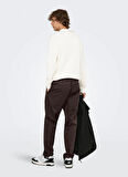 Only & Sons Normal Bel Rahat Kahve Erkek Chino Pantolon ONSCOIL TAPERED 0298 STRING PANT FR