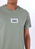 Jack & Jones Bisiklet Yaka Gri Erkek T-Shirt 12288519_JPRBLUZOEY TEE SS CREW NEC