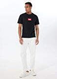 Jack & Jones Bisiklet Yaka Siyah Erkek T-Shirt 12288519_JPRBLUZOEY TEE SS CREW NEC