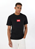 Jack & Jones Bisiklet Yaka Siyah Erkek T-Shirt 12288519_JPRBLUZOEY TEE SS CREW NEC