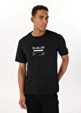 Jack & Jones Bisiklet Yaka Siyah Erkek T-Shirt 12288506_JCOOLE TEE SS CREW NECK BS